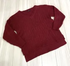 INGNI セーターＭ 冬物 レディース 赤 ニットトップス