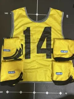 molten モルテンのイエロービブス 5着セット