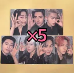 ENHYPEN トレカ 大阪 ヤンマー長居 会場限定 たこ焼き 7種コンプ ×5