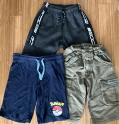 男の子　半ズボン　ハーフパンツ　ポケモン　H&M 120