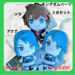 キングダムハーツ マスコット ぬいぐるみ ソラ アクア ナムコ限定 新品未使用