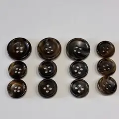 本水牛ボタン　12個セット