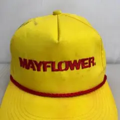 【US製】キャップ　トラッカーキャップ　刺繡　MAYFLOWER　Racing