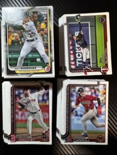 2025 Topps MLBカード 4チーム約190枚まとめセット