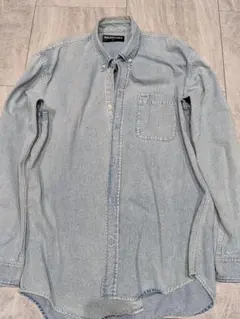 BALENCIAGA デニムシャツ 長袖 ライトブルーのサムネイル