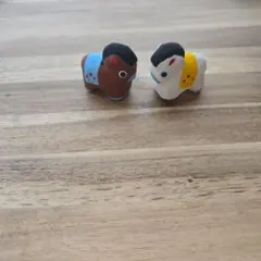 無印良品 福缶 縁起物 鈴幸人形店「豆午 めおと」2026年 干支 夫婦馬