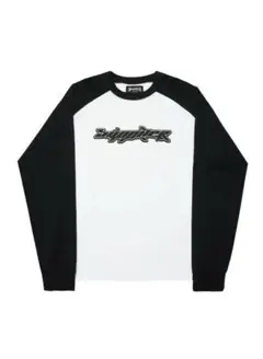 Planet Logo Raglan Long Sleeve Black