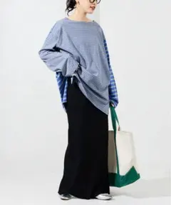 リブ タイトスカート