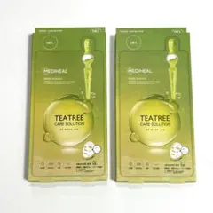 メディヒール シートマスク ティーツリーケアソリューション 3枚入×2セット
