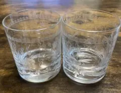 クリスタル ロックグラス 2個セット
