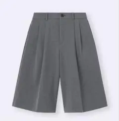 GU バミューダショートパンツ ダーク　グレー　L ジーユー