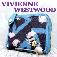 【極希少】ヴィヴィアン L字ファスナー 二つ折り財布 オーブ