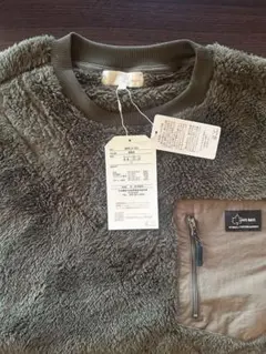 LOGOS ボアトレーナー　グリーン　LL プルオーバー　ゆったり　新品未使用