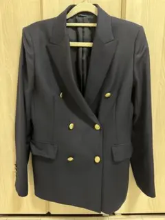 ANAYI ネイビー ダブルブレストジャケット