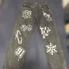 XLARGE グラフィティプリント ワイドパンツ