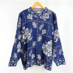 VINTAGE USA製 BUGLE BOY オーバーサイズ ニット セーター