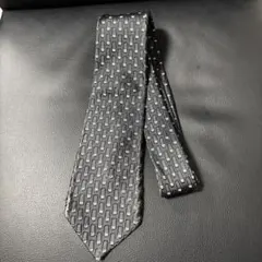 ChristianDiorディオールネクタイブラックシルク ビジネス フォーマル