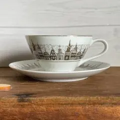 NARUMI ナルミ ヴィンテージ 北欧風 カップ ＆ソーサー 昭和レトロ ③