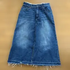 backnumber 前スリットデニムスカート　M 低身長さんにものサムネイル