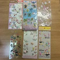 立体シール　セット　おすそわけ　6枚