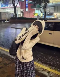 ダブルジップ パーカー