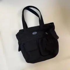 ブラックトートバッグ A4サイズ対応