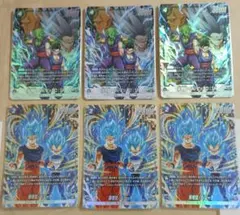 フュージョンワールド 孫悟空/ベジータ 孫悟飯:SH/ピッコロ:SH 3枚ずつ