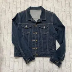 《美品》NATURAL BEAUTY BASIC ストレッチデニムブルゾン