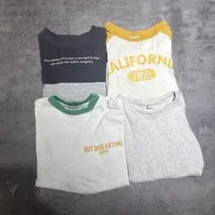 キッズ　ロンT 4枚セット　80サイズ　長袖　保育園着　入園準備