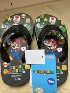 新品スーパーマリオ サンダル 16cm ビーザン