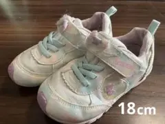 女の子　スニーカー　靴　シューズ　LUVRUSH パステルスニーカー 18cm