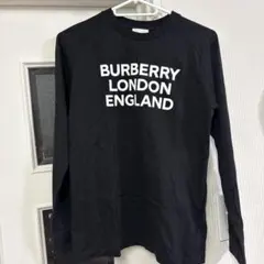 現行タグ✨バーバリー　長袖シャツ　ロンT　TBロゴ　黒　12y