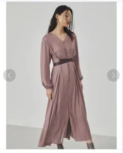 新品　FRAY I.D レザーベルトツイストワンピース