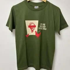 グラフィック Tシャツ オリーブ カーキM