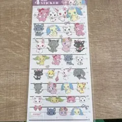 4サイズステッカー　ジュエルペット