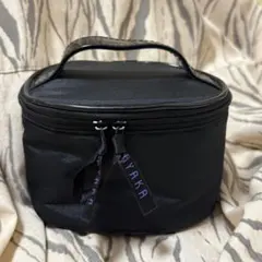 【美品】バニティポーチ ブラック 無地 リング収納付 5ポケットのサムネイル