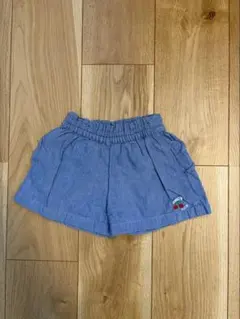 ミキハウス HOT BISCUITSさくらんぼ刺繍フリル付き半ズボン 80cm