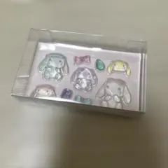 新アミュキャラ ぷっくりんちょシール ぽてうさろっぴー　うさぎ　AMUFUN