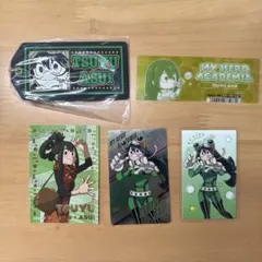 僕のヒーローアカデミア　蛙吹梅雨　まとめ売り　カード　ステッカー　ストラップ