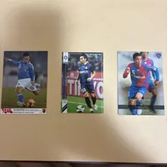 カルビー 日本代表チップス 三浦知良 中山雅史 カズ ゴン 3枚セット 