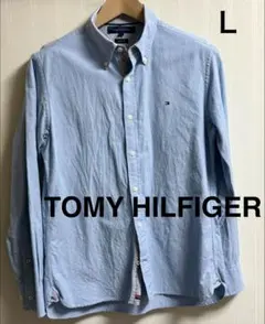 TOMMY HILFIGER トミーヒルフィガー オックス BDシャツ Lのサムネイル