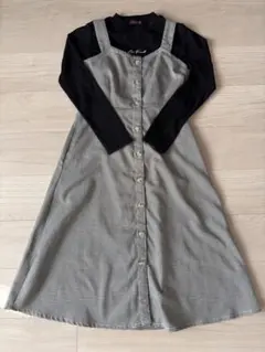 【2点セット】LOVE toxic カットソージャンパースカートLサイズ