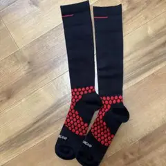 ムバセル ギア 圧縮ソックス サイズ M グレー/レッド 箱入り乗馬