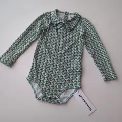 Misha and Puff Leaf Lattice ロンパース