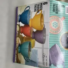 6個セットのカラフルなマグカップ