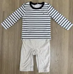 Tommy Hilfiger ストライプ　ロンパース