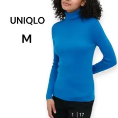 ユニクロ UNIQLO エクストラファインメリノリブタートルネックセーター