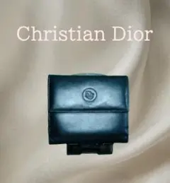 Christian Dior 黒 二つ折り財布