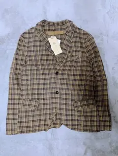 未使用 Vas-y lentement チェック柄 テーラード ジャケット