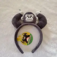 ウホウホゴリラのゴリくんのクリップカチューシャ　　ゴリラ